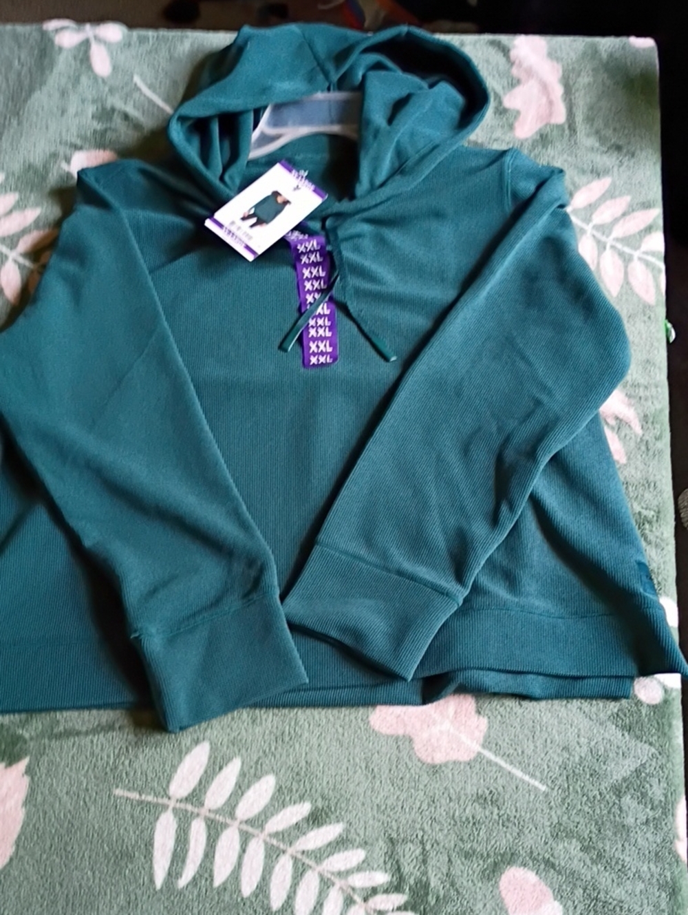 NWT DKNY Deep Green Hoodie